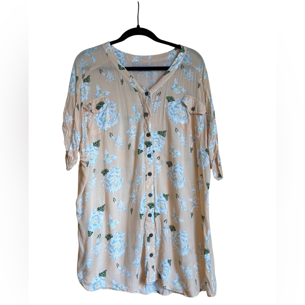 Floral Button-Down Dress